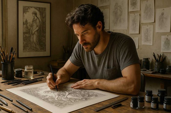Illustrators making waves in small-town galleries
